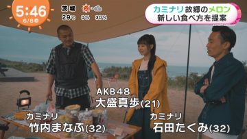 210608 AKB48 Omori Maho’s TV News – Mezamashi TV – HD.mp4-00005