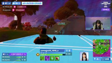 211010 Fortnite Nihon-ichi Kettei-sen DAY1 ‘Sony Japan Cup 2021 featuring Fortnite’ – Hinatazaka46 Nibu Akari, Yamaguchi Haruyo – FHD.mp4-00002