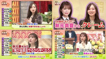 220106 DOWNTOWN DXDX – Nogizaka46 Umezawa Minami & ex-AKB48 Takahashi Minami – HD-tile