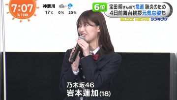 220319 Nogizaka46 Iwamoto Renka’s TV News – Mezamashi Doyoubi – HD.mp4-00004