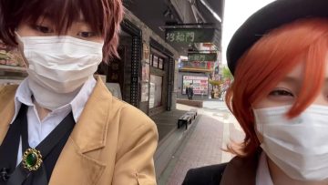 220520 [Bungo Stray Dogs] Kaki & Tamura Went on a Pilgrimage to The Sacred Place! [Anime] [Cosplay] – Nogizaka46 Kaki Haruka, Tamura Mayu – FHD.mp4-00001