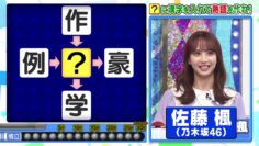 221130 Cream Quiz Miracle 9 2Hours SP – Nogizaka46 Sato Kaede & ex-AKB48 Oya Shizuka – HD.mp4-00001