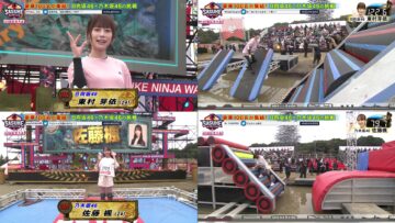 221227 SASUKE2022 – Nogizaka46 Sato Kaede & Hinatazaka46 Higashimura Mei – Cut – FHD-tile