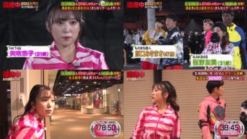 221231 Tosochu (Run For Money) New Year’s Eve SP ~Great Battle in Odaiba!~ – HKT48 Yabuki Nako & ex-AKB48 Itano Tomomi – HD-tile