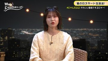 230221 Neko no Hi Start Nama Housou! What a Nyanderful World – ex-AKB48 Yokoyama Yui – HD.mp4-00002