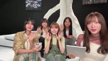 230914 Live broadcast from 『Shin Sekai』! Small Information on Sakurazaka Channel too… – Sakurazaka46 Habu Mizuho, Ozono Rei, Tamura Hono, Moriya Rena, Yamasaki Ten – FHD.mp4-00001