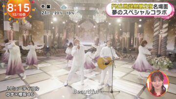 231216 Sakurazaka46 & AKB48 Kashiwagi Yuki’s TV News – Mezamashi Doyoubi – FHD.mp4-00002