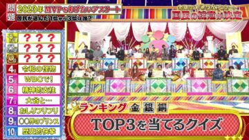 240110 Quiz! Kokumin Issei Chousa Daremo ga Nayamu Kyuukyoku no Sentaku… 10 man-nin Enquete de Kokumin no Kotae Kettei – Hinatazaka46 Sasaki Mirei, Kawata Hina & ex-AKB48 Maeda Atsuko, Kawaei Rina – HD.mp4-00001