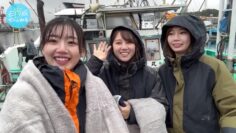 240302 [High Quality Fish] We Went to The Sea in The Middle Of Winter to Catch Seasonal Flounder! [Kashima Old Port] – Hinatazaka46 Takamoto Ayaka, Hiraoka Mitsuki, Sasaki Mirei – FHD.mp4-00002